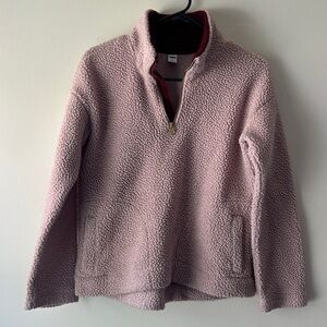 Old Navy Maroon and Light Pink Sherpa Jacket